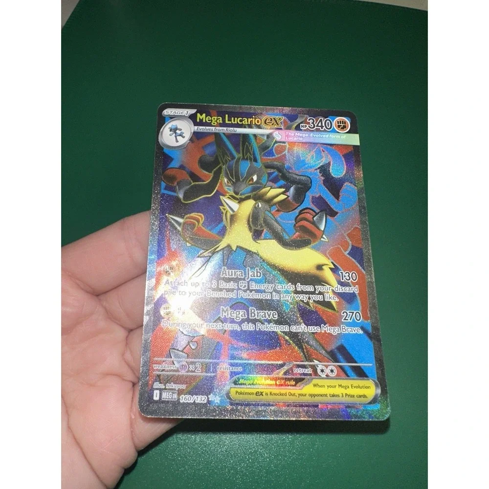 48 near mint pokemon cards mega lucario, irs, full arts, yuka morii mimikyu NM‎